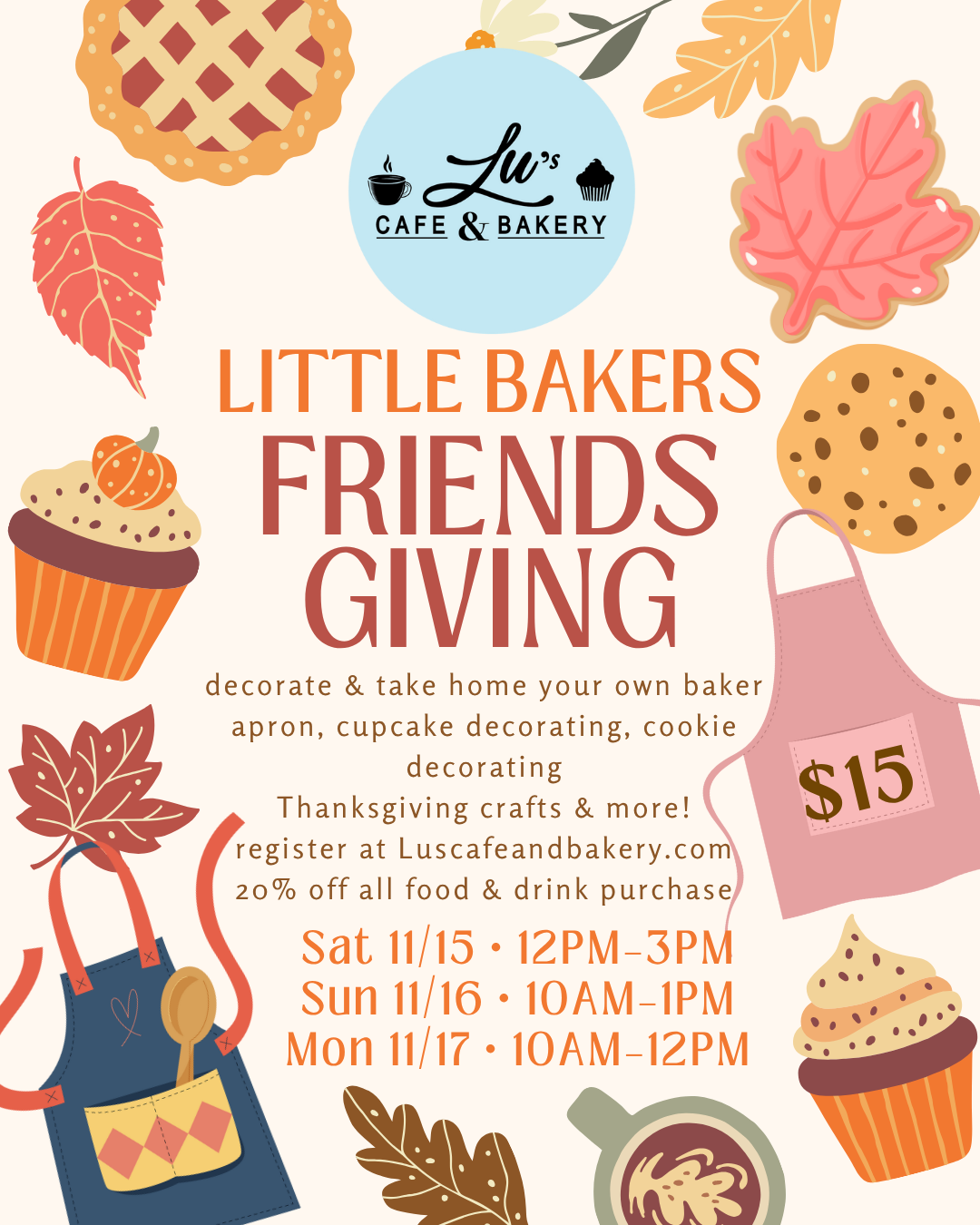 Colorful Simple Illustrative Autumn Festive Food Thanksgiving Party Invitation Flyer-1 Colorful Simple Illustrative Autumn Festive Food Thanksgiving Party Invitation Flyer-1